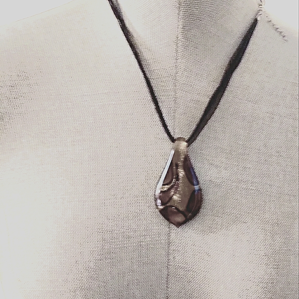 Murano glass pendant necklace